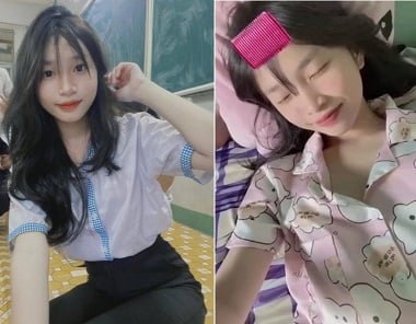 Sex girl Nguyễn Ngọc Hân born in 2008 in class 11A8